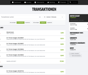 Banking 2.0 in FastBill